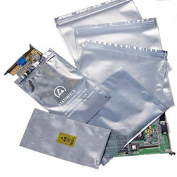 Electrostatic trays, bags, tools